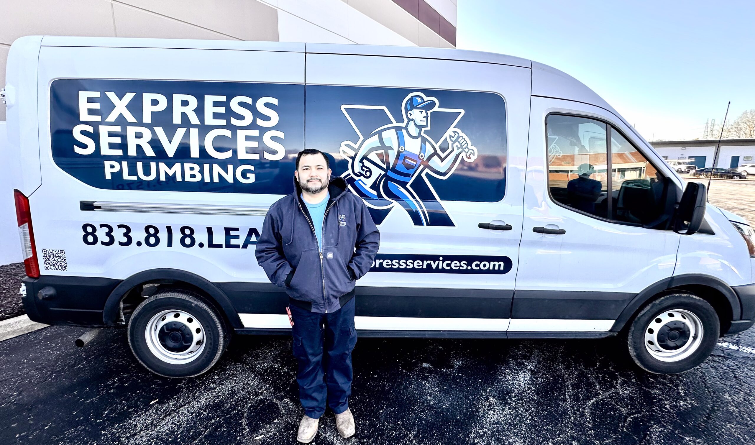 pipe repair specialist from Express Services MEP